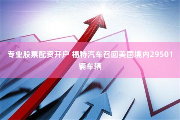 专业股票配资开户 福特汽车召回美国境内29501辆车辆